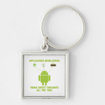 Application Developers Think Sweet Thoughts All Keychain