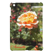 Apricot Rose iPad Mini Case *Personalise*