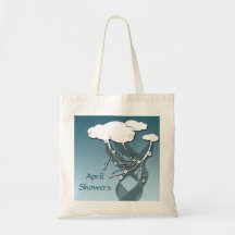 April Showers Tote Bags