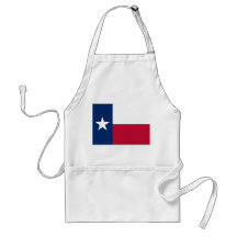 Apron with Flag of Texas, U.S.A.
