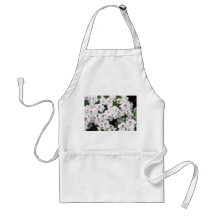 Apron with White Azalea Flower Blossoms