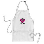 Aprons Chinese Symbol For Love On Pink Heart