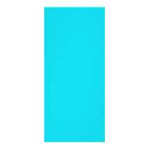 Aqua Blue Rack Card