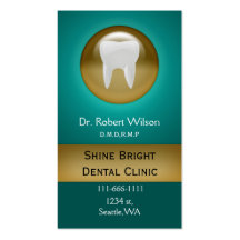 aqua Dental businesscards with appointment card Business Card