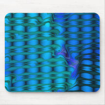Aqua Marbled Mousepad