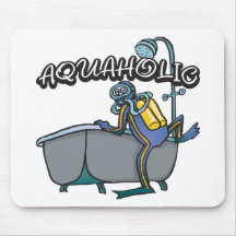 Aquaholic SCUBA Mouse Pads