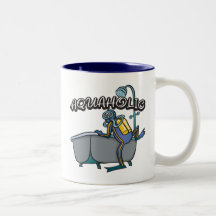 Aquaholic SCUBA Mugs