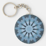 Aquamarine Kaleidoscope Keychains