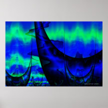 Aquatic Distortion Posters