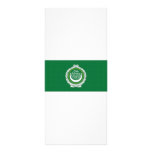 Arab League Flag Rack Card Template