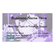 arabian horse jumping purple posterized business card