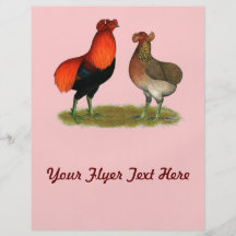Araucana Red Pair Flyer Design