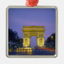 Arc de Triomphe, Paris, France, Christmas Ornament