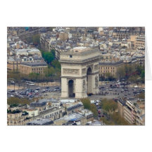 Arc de Triomphe Paris France Greeting Cards