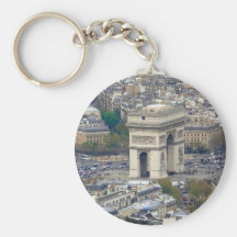 Arc de Triomphe Paris France Keychains