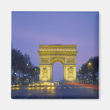 Arc de Triomphe, Paris, France, Refrigerator Magnet