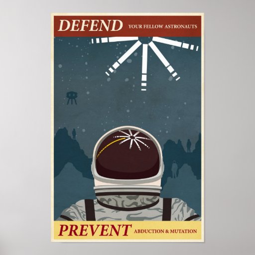 Arcade game propaganda poster- tenth in a series