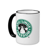 Arch linux / GNU freedom mug Kaffee Tassen