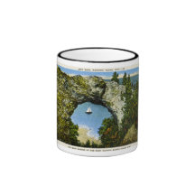Arch Rock Mackinac Island, Michigan Mugs