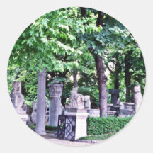 Archaeological Gardens, Istanbul Round Stickers