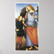 Archangel Raphael with Tobias, c. 1496-1500 Print