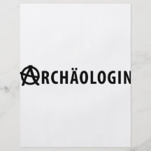 Archäologin icon full colour flyer