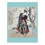 Archery by Yanagawa, Shigenobu Ukiyoe Postcards