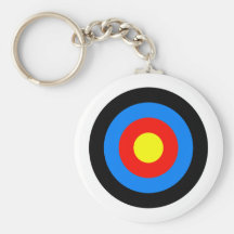 Archery Target Keychain