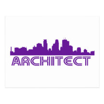 Architect Skyline design! Postcards