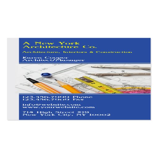 Architecture Engineering Business Card