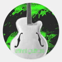 archtop guitar sticker