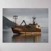 Arctic Lady, Crab Boat in Dutch Harbour, AK Poster