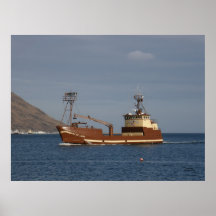 Arctic Lady, Crab Boat in Dutch Harbour, AK Poster