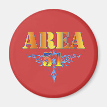 AREA 51 FRIDGE MAGNETS
