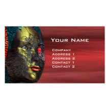ARES CYBORG  , Red Yellow Business Card Templates