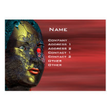 ARES CYBORG  , Red Yellow Business Card Templates