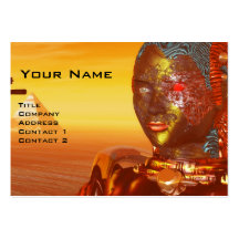ARES IN THE DESERT OF HYPERION BUSINESS CARDS