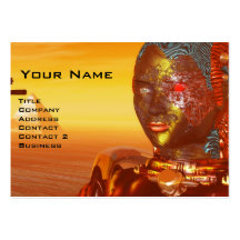 ARES IN THE DESERT OF HYPERION BUSINESS CARDS