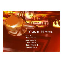 ARES IN THE DESERT OF HYPERION Detail Business Cards