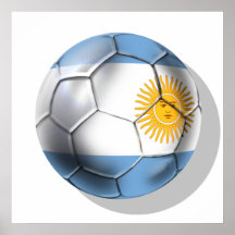 Argentina Argentine Soccer Ball Shirts Print