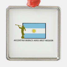 ARGENTINA BUENOS AIRES WEST MISSION LDS ORNAMENTS