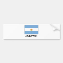 Argentina Flag Bumper Sticker
