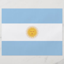 Argentina Flag Personalized Flyer