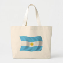 Argentina Flag Tote Bag