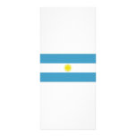 Argentina National Flag Rack Card