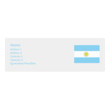 Argentina - Skinny Business Card