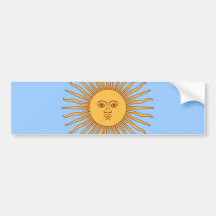Argentina Sol de Mayo Bumper Stickers