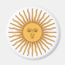 Argentina Sol de Mayo Magnets