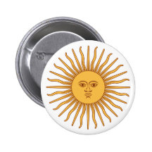 Argentina Sol de Mayo Pinback Buttons