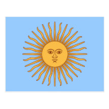 Argentina Sol de Mayo Postcard